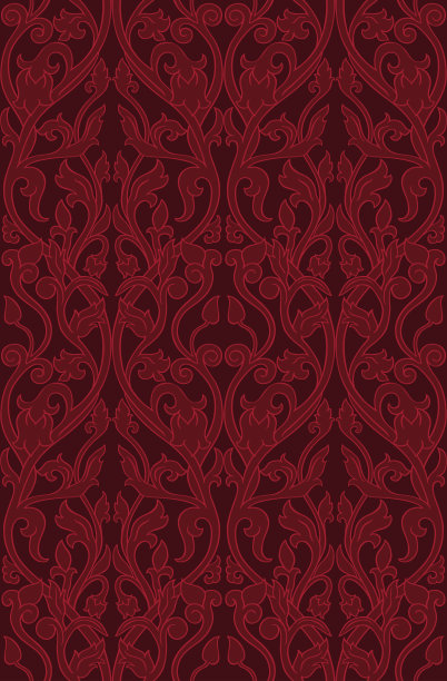 红色花的图案。图片下载