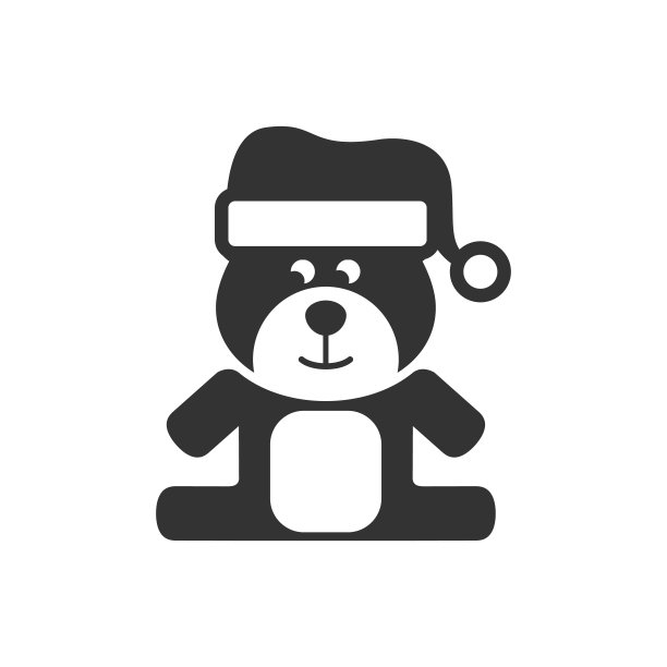 BW图标-泰迪熊图片下载