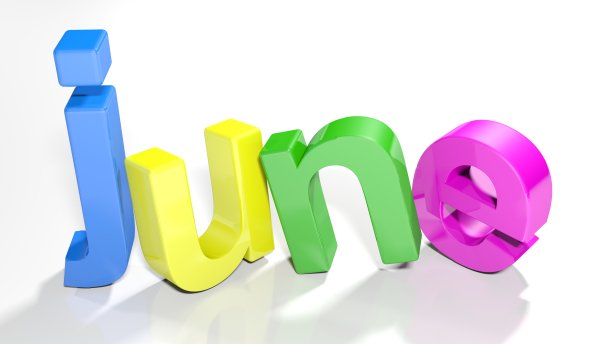 6月3D彩色书写- 3D渲染图片下载
