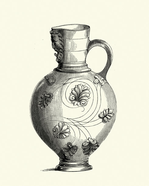 佛兰德斯陶罐，17世纪图片下载