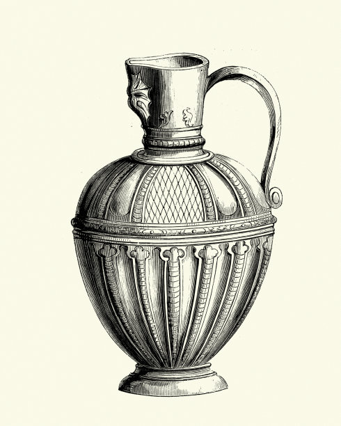 佛兰德斯陶罐，17世纪图片下载