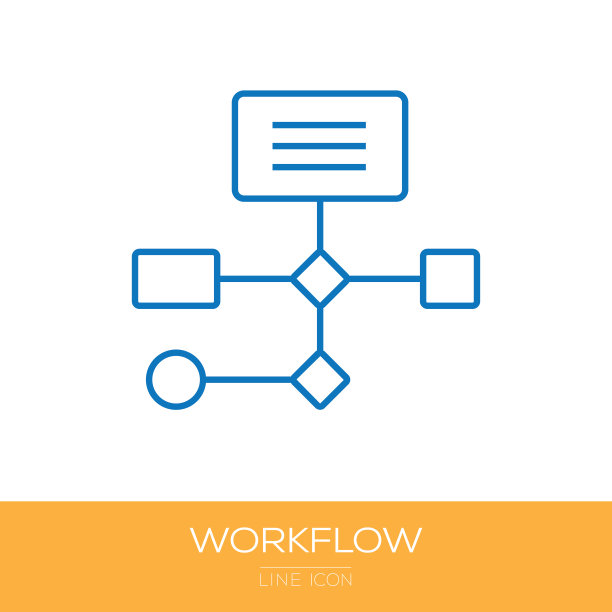 工作流程线图标图片下载