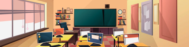 学校教室内部素材图片