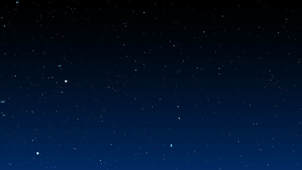 黑暗夜空中的明亮星星矢量图图片下载