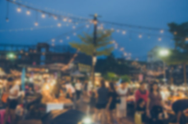 模糊的节日食品图片下载