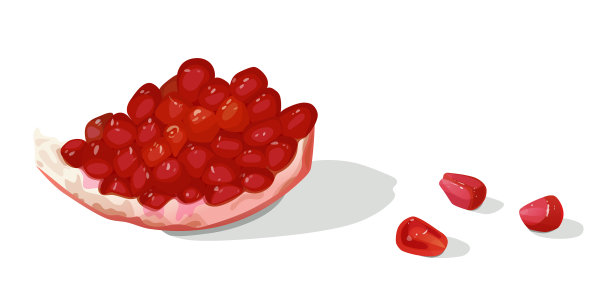 小叶的石榴石图片下载