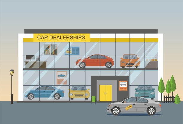 现代汽车经销商展厅图片下载