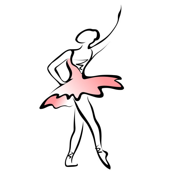 芭蕾舞者剪影图片下载