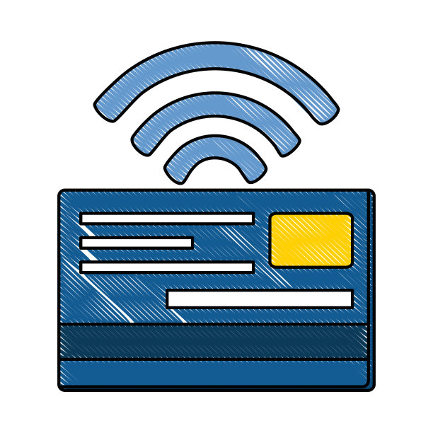 有wifi信号的信用卡图片下载
