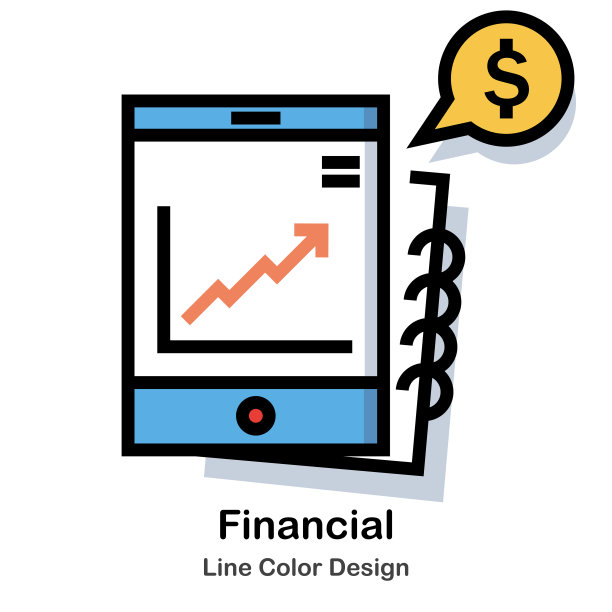 财务线颜色图标图片下载