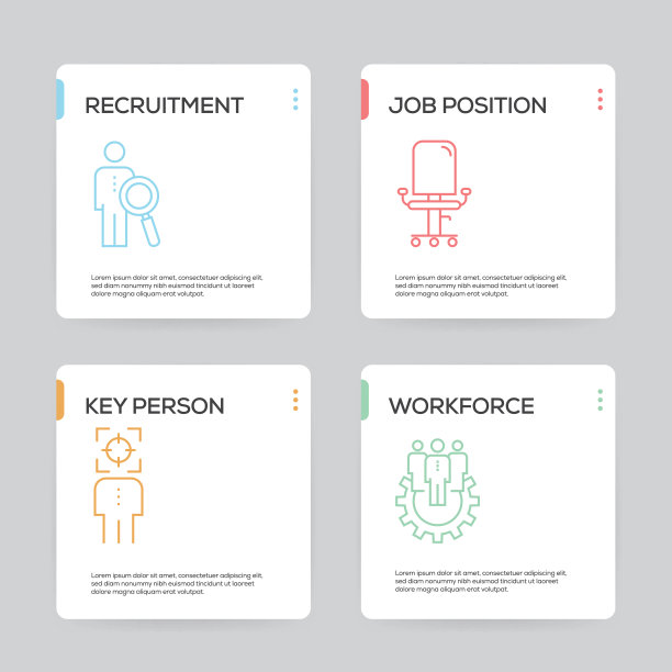 人力资源管理信息图设计模板图片下载