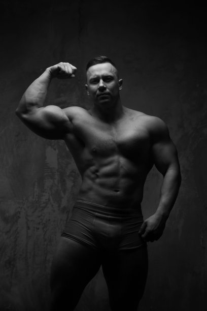 健美运动员与伟大的身体解剖图片下载