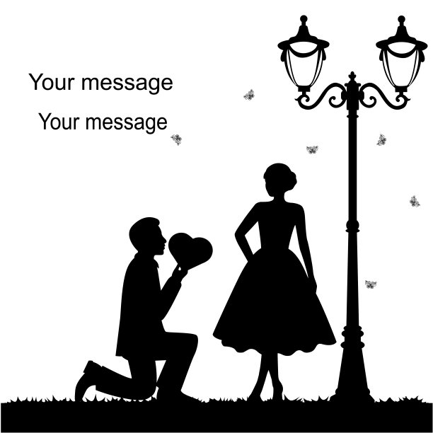 情人节。情人节的明信片。图片下载