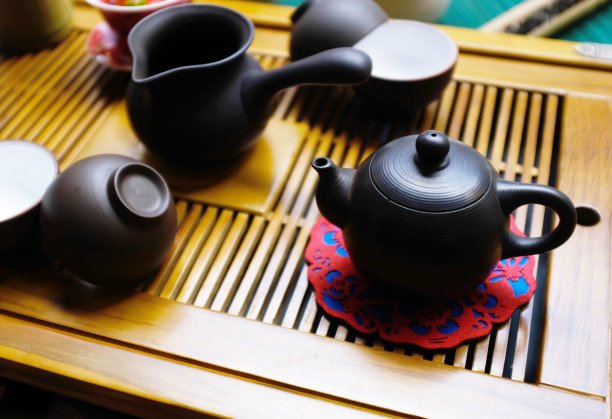 东方茶壶套装素材图片