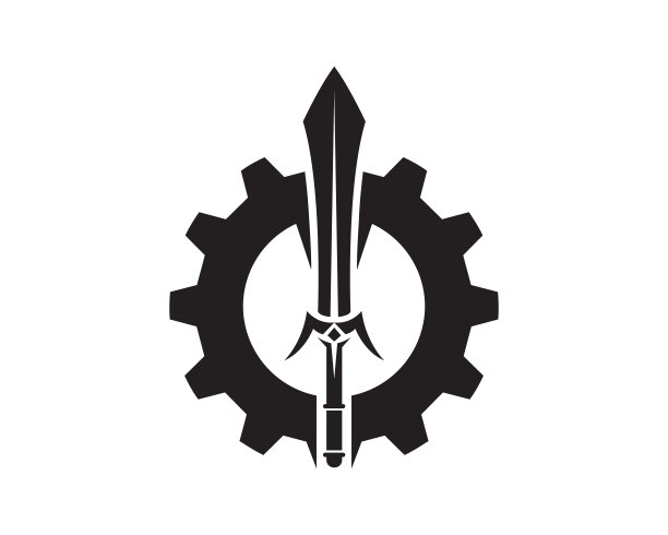 剑科技符号模板设计矢量，会徽，设计概念，创意符号，图标图片下载