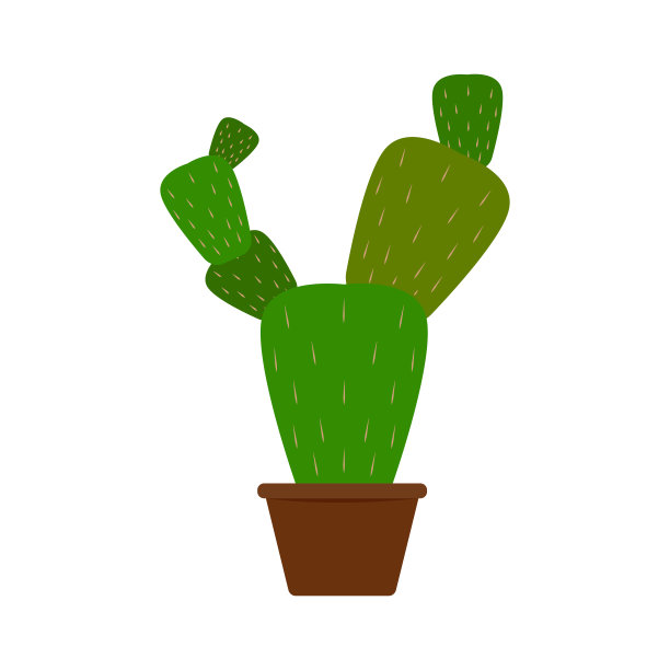 抽象的可爱的仙人掌图片下载