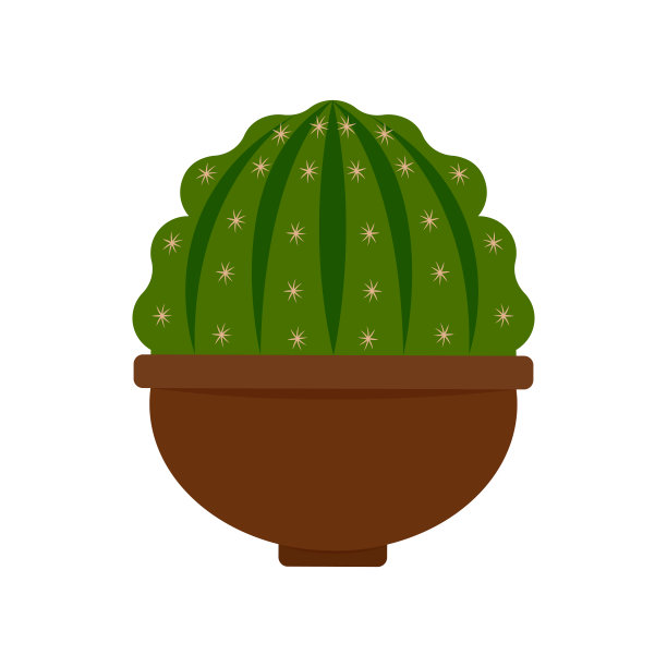 抽象的可爱的仙人掌图片下载