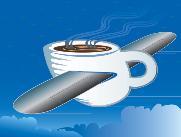 空中的咖啡图片下载