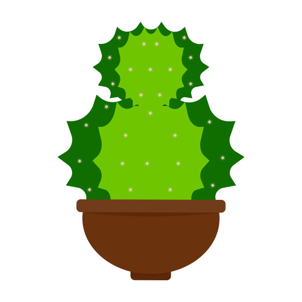 抽象的可爱的仙人掌图片下载