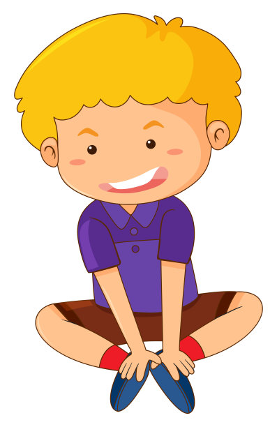 带着幸福微笑的男孩图片下载