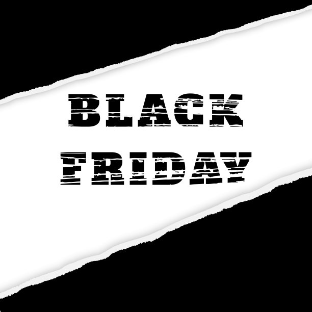 黑色星期五促销banner，包装纸与复古背景矢量素材图片下载