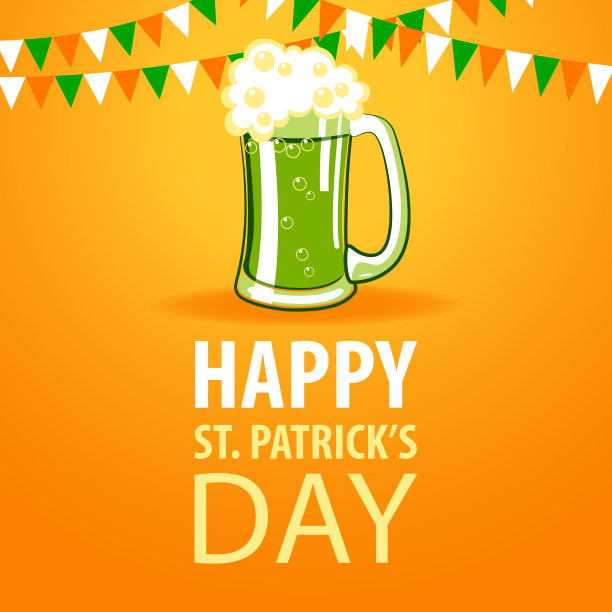 圣帕特里克节啤酒派对图片下载