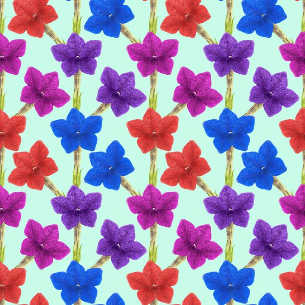 烟草香。花型纹理无缝。花卉英航图片下载