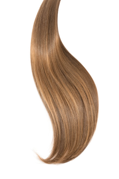 白色背景上自然卷曲的头发图片下载