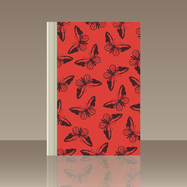 蝴蝶和书。物体的真实形象图片下载