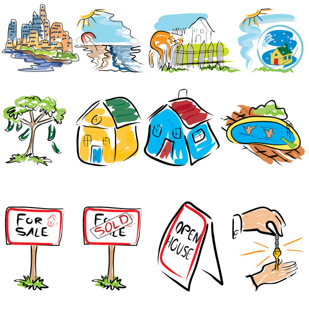 房地产的图标图片下载