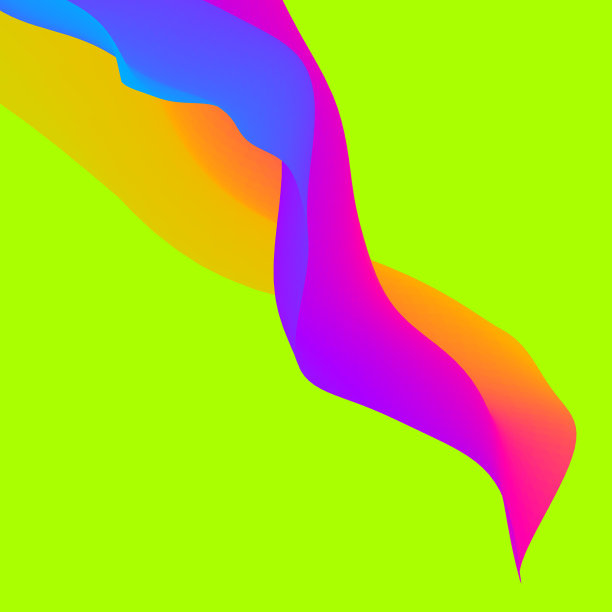 三维波浪背景。动态效果。抽象的矢量图。设计模板。现代模式。图片下载