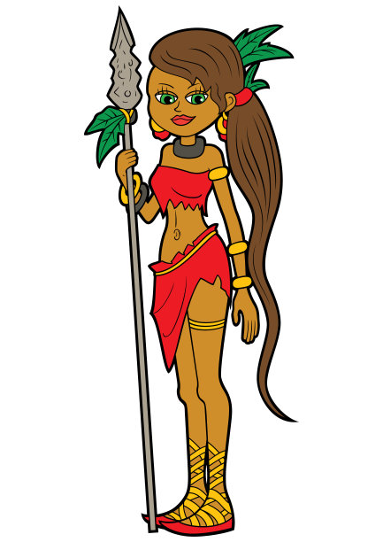 美丽的岛屿的女孩图片下载