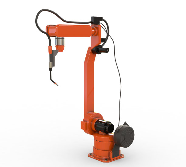 工业机械臂孤立在白色上图片下载