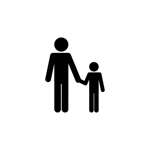父亲和儿子牵着手的图标。幸福家庭的元素图标。优质的图形设计图标。标志，符号收集图标为网站，网页设计，移动应用程序图片下载
