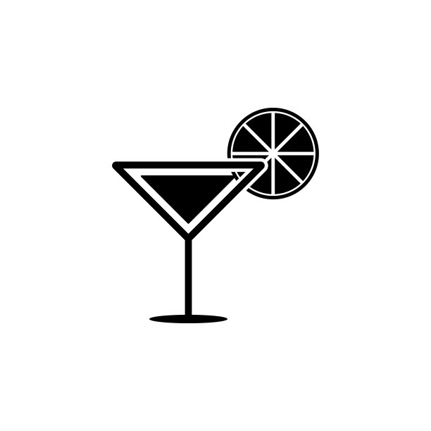 鸡尾酒图标。聚会元素和有趣的图标。优质的图形设计图标。标志和符号收集图标为网站，网页设计，移动应用程序图片下载