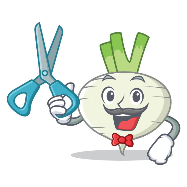 理发师萝卜卡通人物造型图片下载