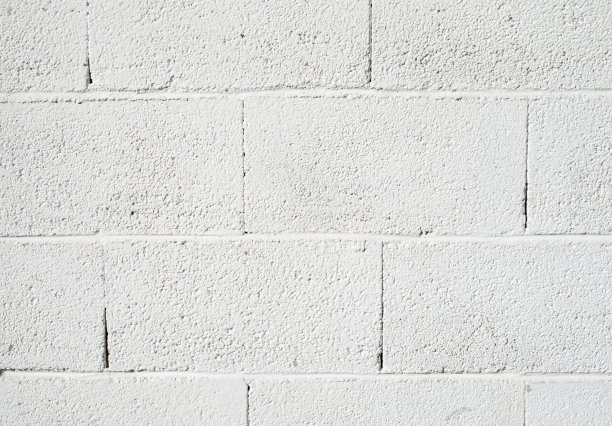 白墙的混凝土块特写图片下载
