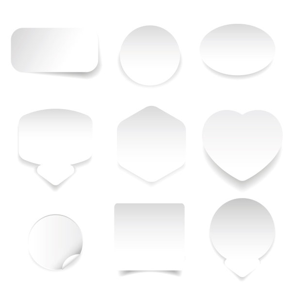 空不干胶标签集图片下载