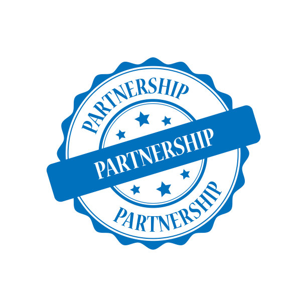伙伴关系邮票插图图片下载