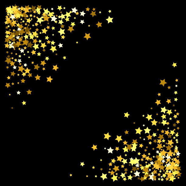 星星的框架或边缘图片下载