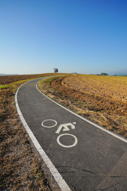 泰国清莱的自行车道图片下载