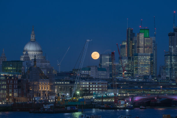 2018年1月31日，伦敦血月图片下载