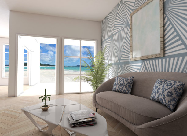 家庭内部海景图片下载