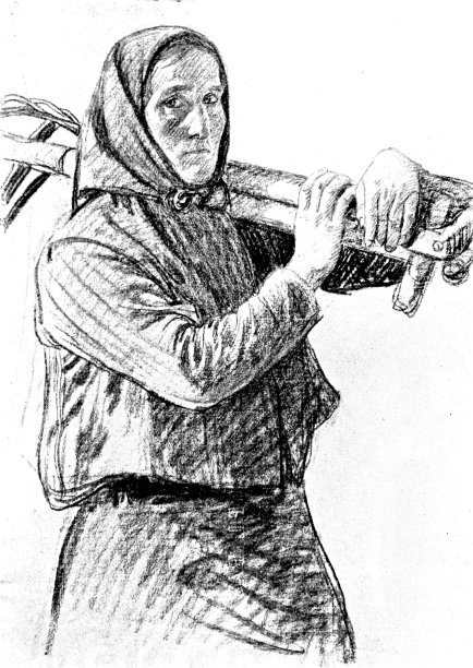 一个农妇下班回家图片下载