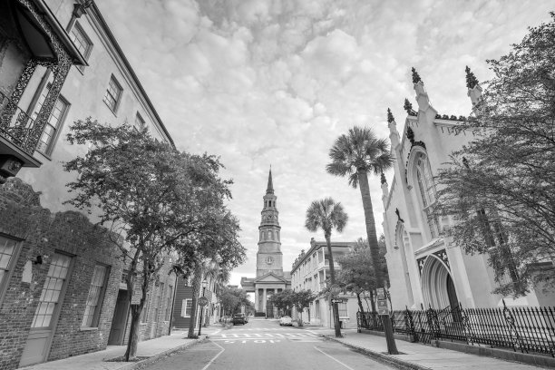 查尔斯顿，南卡罗莱纳州，美国图片下载
