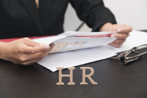 商业雇主持有文件。概念人力资源和面试，招聘。图片下载