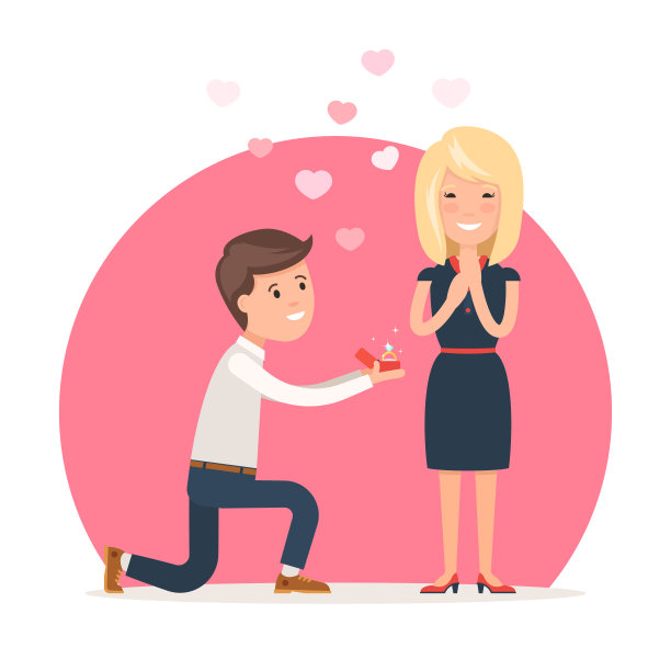 男人求婚素材图片