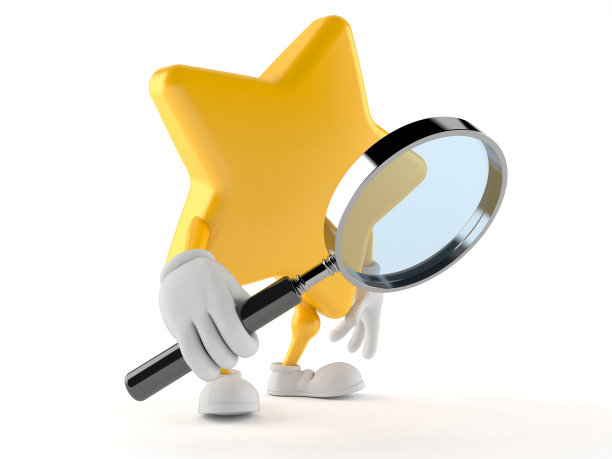 明星人物透过放大镜看图片下载