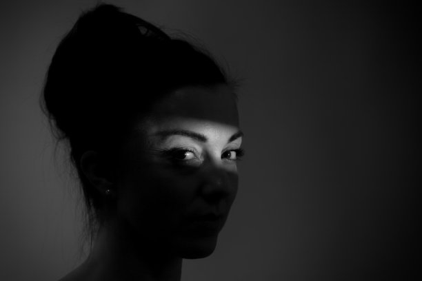 一个女人的影子肖像图片下载