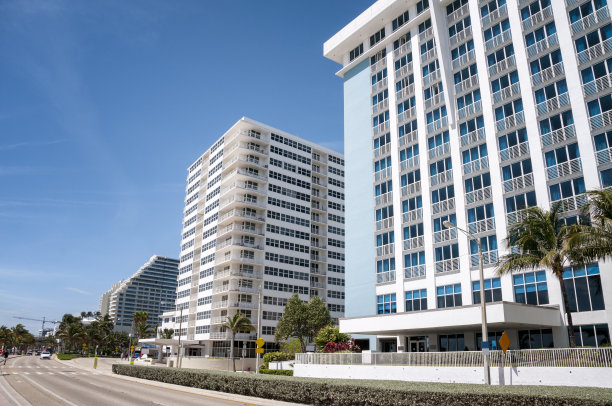 美国劳德代尔堡的酒店和办公楼图片下载